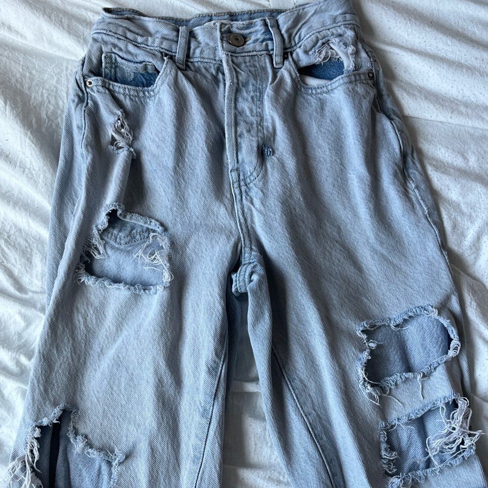 Pacsun light wash straight leg jeans